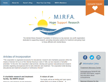 Tablet Screenshot of mirfa.org